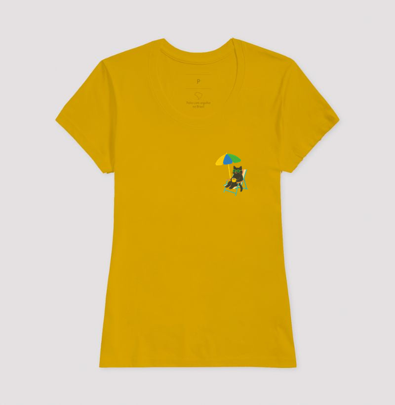 Camiseta GATO VERÃO BRASILEIRO - MINIMALISTA