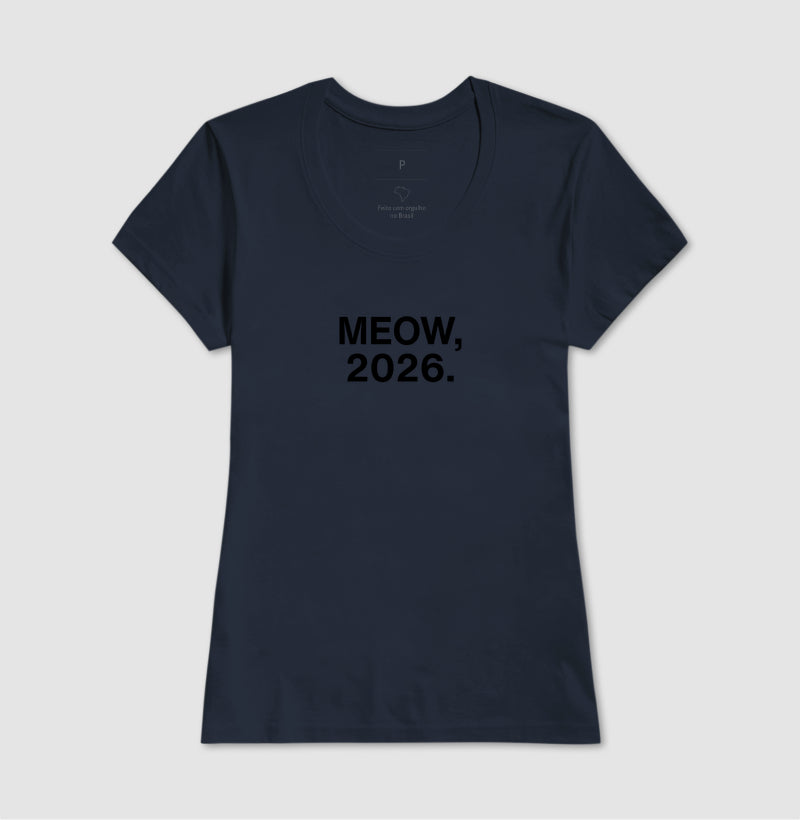 Camiseta MEOW, 2026.
