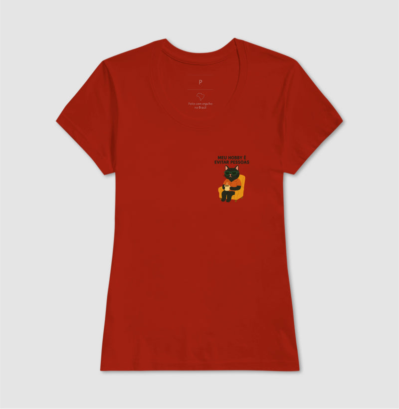 Camiseta MEU HOBBY É EVITAR PESSOAS