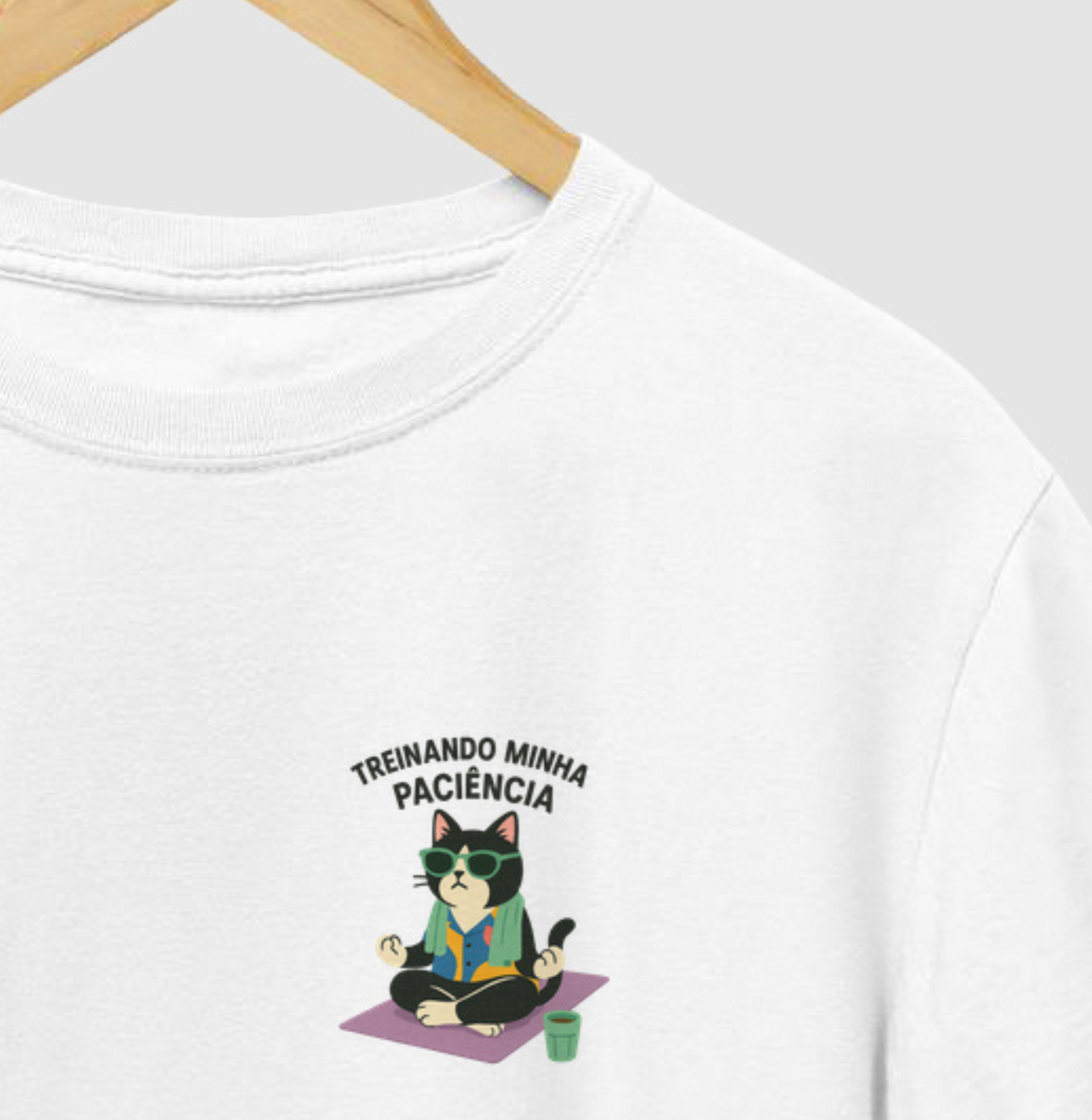 Camiseta TREINANDO MINHA PACIÊNCIA