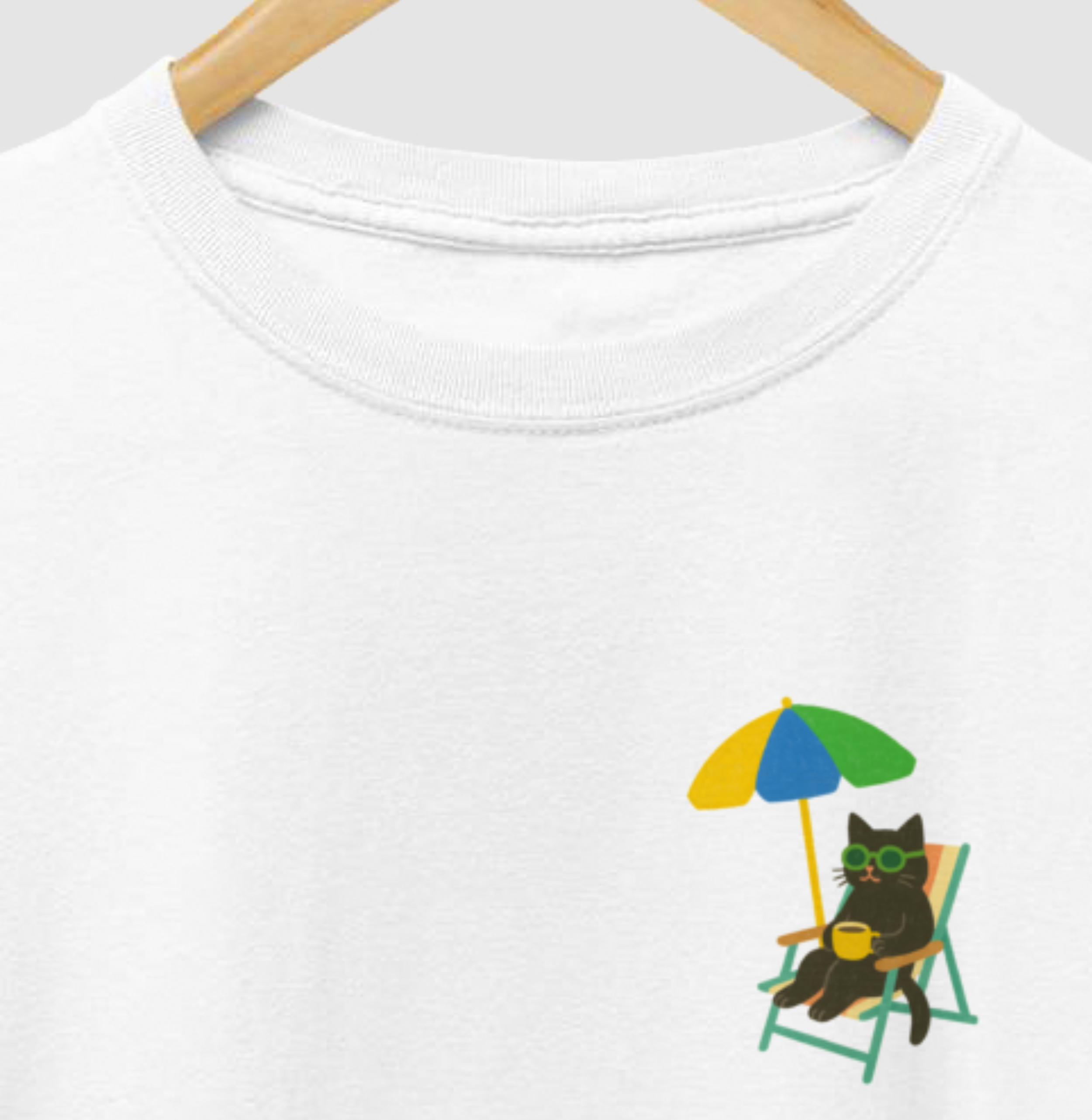 Camiseta GATO VERÃO BRASILEIRO - MINIMALISTA
