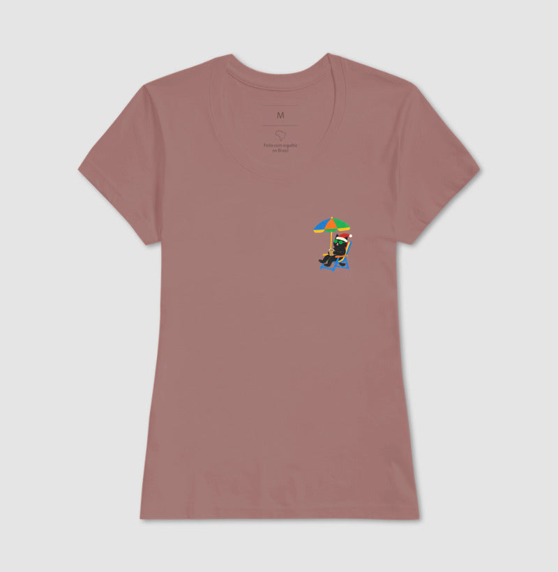 Camiseta GATO NATAL BRASILEIRO - MINIMALISTA