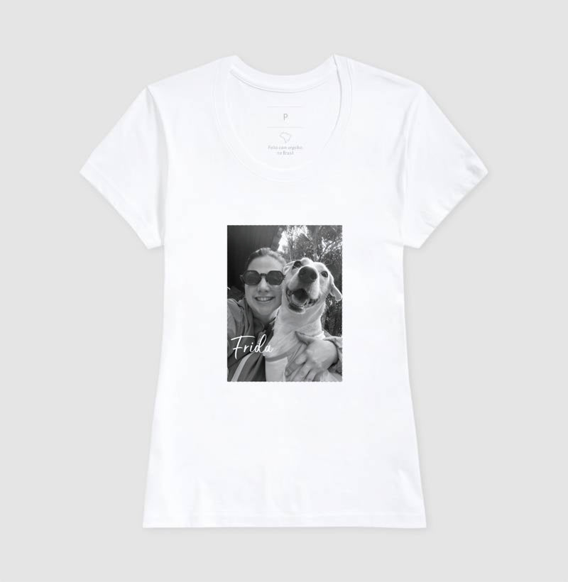 Camiseta MEU PET | Foto + Nome