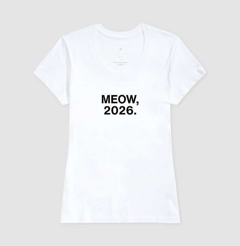 Camiseta MEOW, 2026.