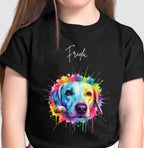 Camiseta MEU DOG EM CORES VIVAS (Infantil) – Personalizado