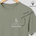 Camiseta BETTER TOGETHER | Algodão Peruano | Personalize com os nomes dos seus pets