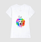 Camiseta COLORIDA FRIDA - BRANCA