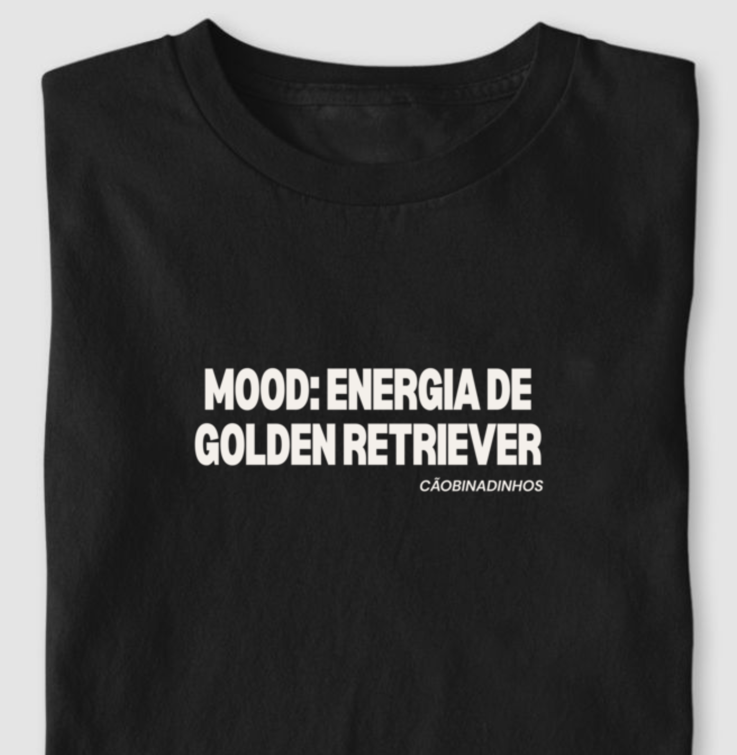 Camiseta MOOD: ENERGIA DE GOLDEN RETRIEVER
