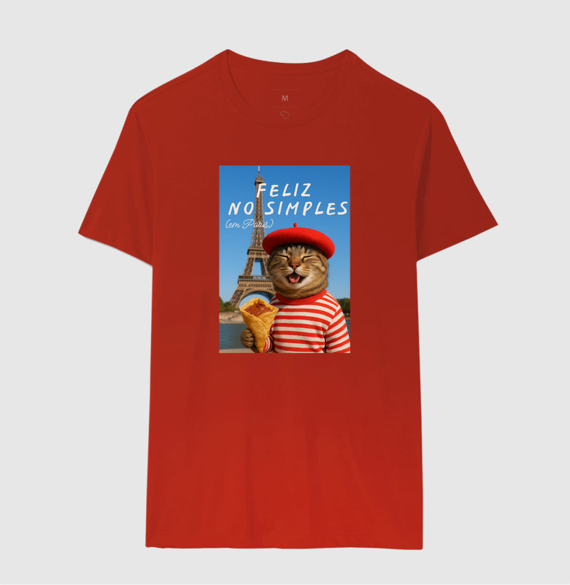Camiseta FELIZ NO SIMPLES (EM PARIS)