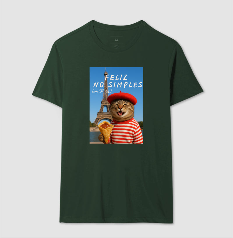 Camiseta FELIZ NO SIMPLES (EM PARIS)