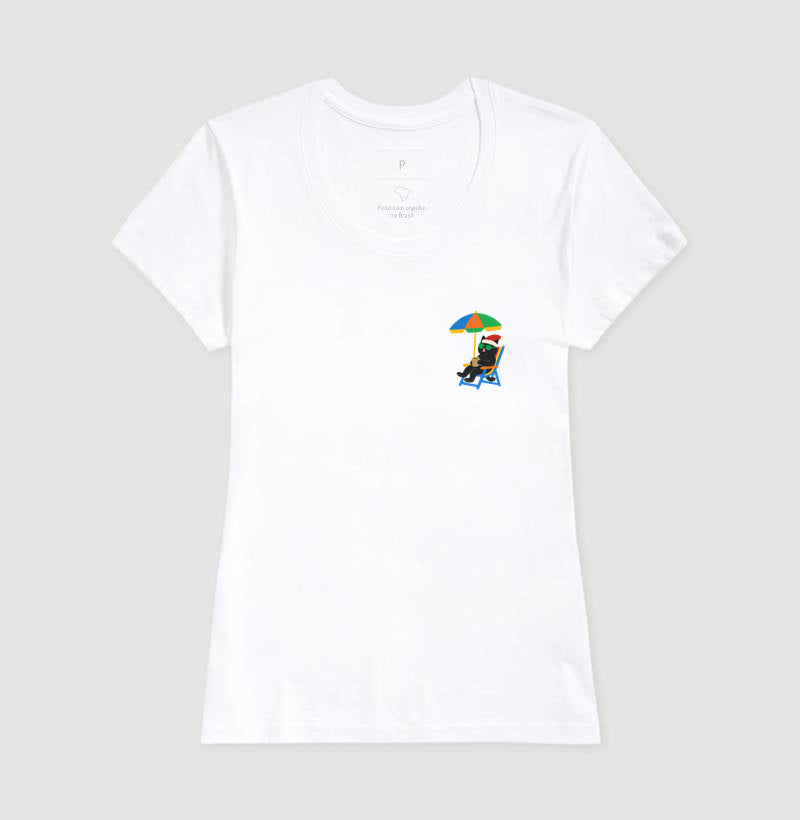 Camiseta GATO NATAL BRASILEIRO - MINIMALISTA