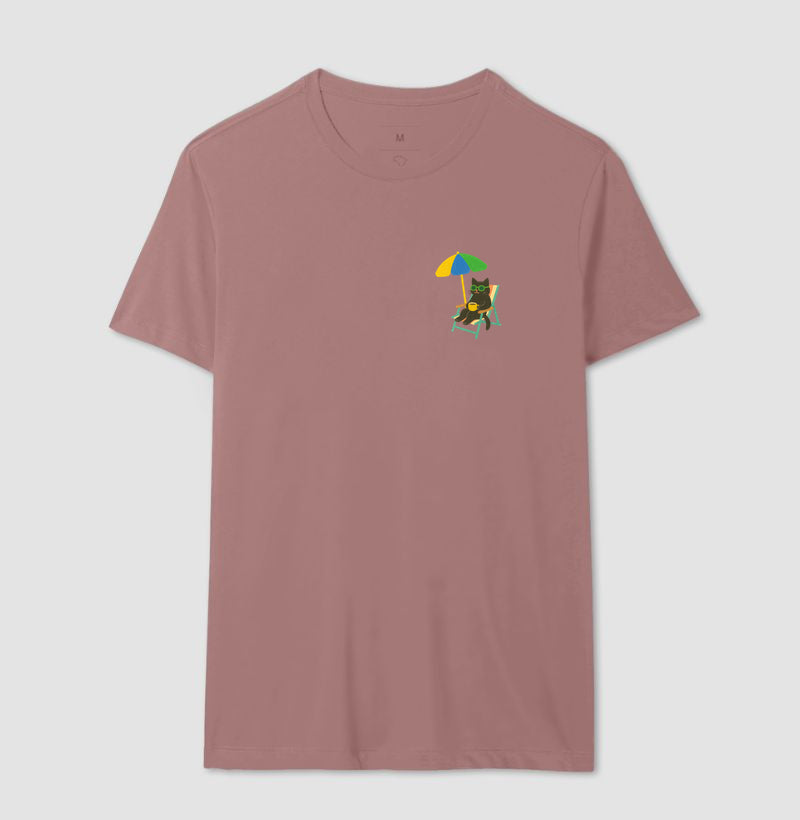 Camiseta GATO VERÃO BRASILEIRO - MINIMALISTA