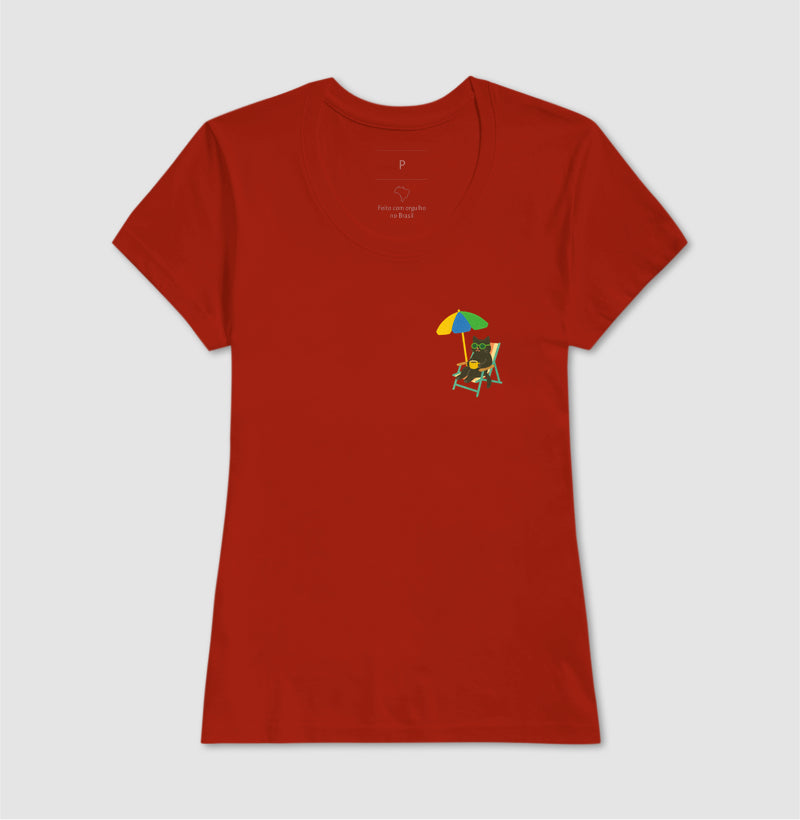 Camiseta GATO VERÃO BRASILEIRO - MINIMALISTA