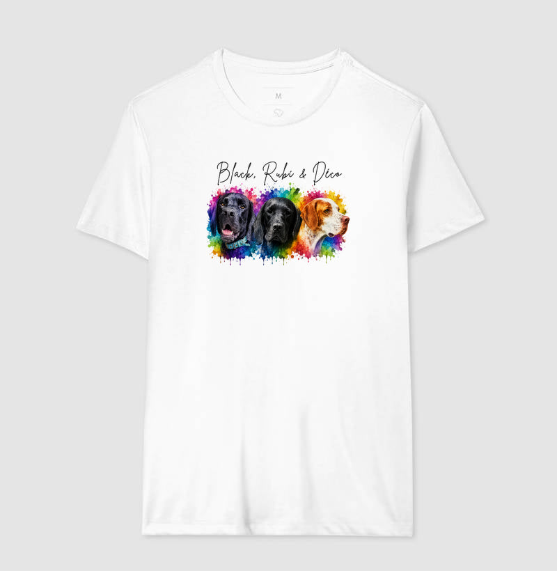 Camiseta BLACK, RUBÍ E DÉCO
