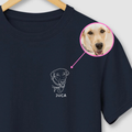 MEU PET EM LINHAS (Minimalista) | Foto + nome do seu pet