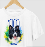 Camiseta MEU MELHOR CAMISA 10 | Foto + Nome do seu pet