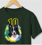Camiseta MEU MELHOR CAMISA 10 | Foto + Nome do seu pet