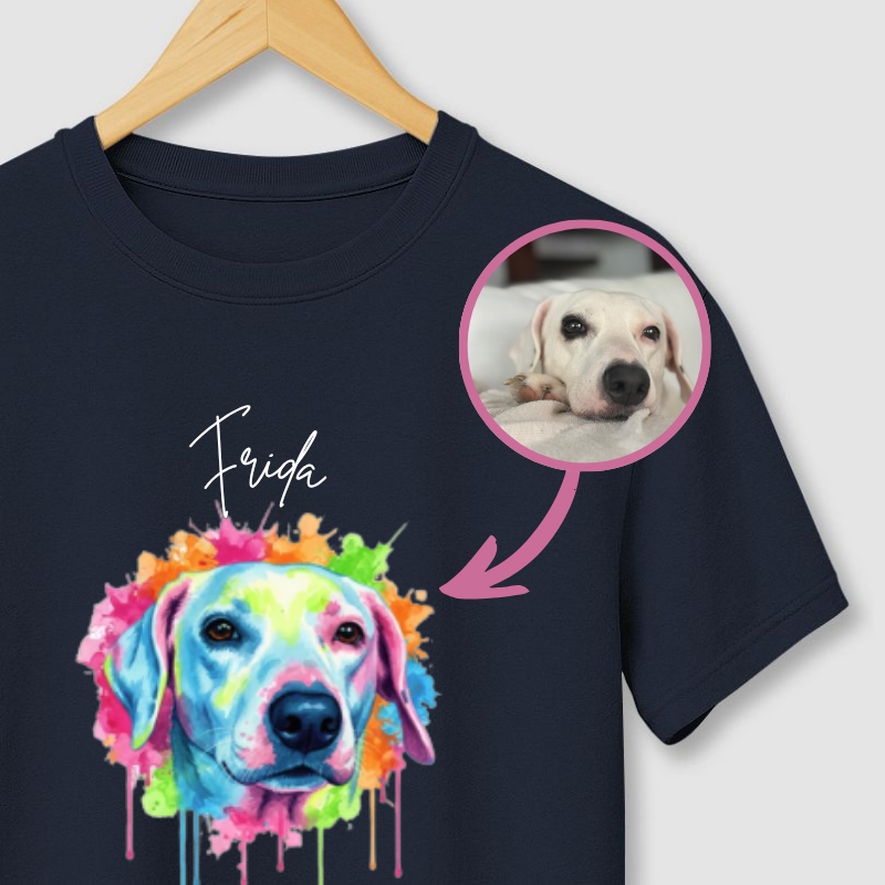 Camiseta MEU DOG EM CORES VIVAS – Personalizado