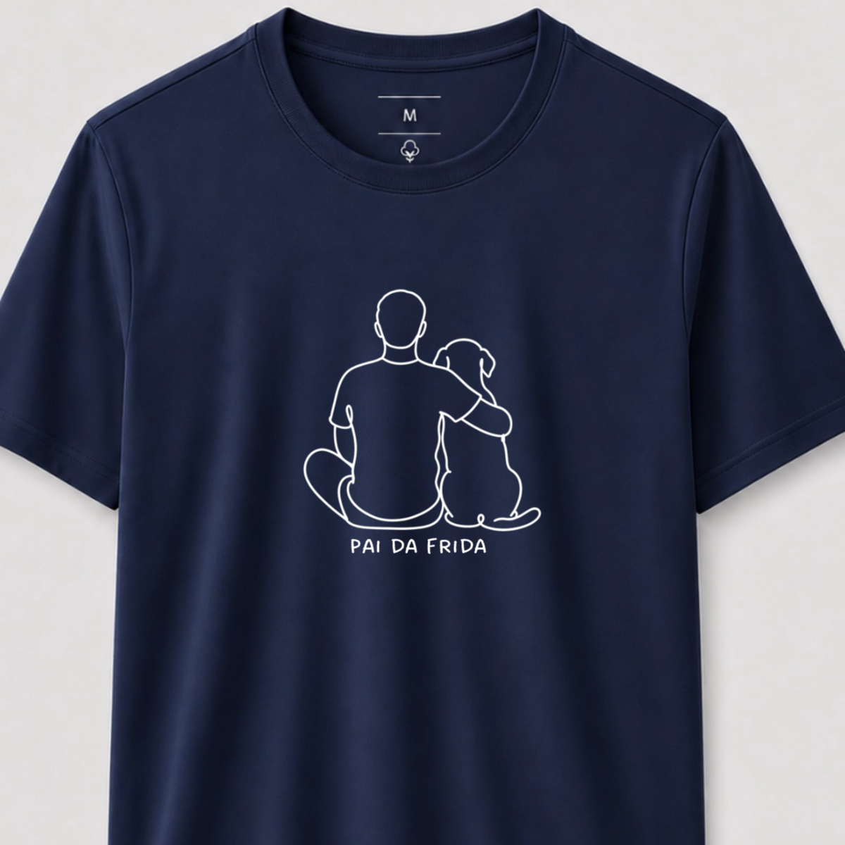 Camiseta SEMPRE JUNTOS | Personalize com o nome do seu pet