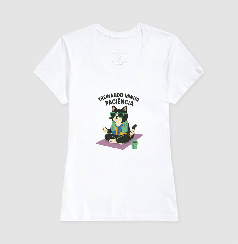Camiseta TREINANDO MINHA PACIÊNCIA