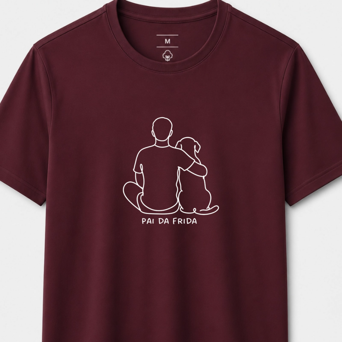 Camiseta SEMPRE JUNTOS | Personalize com o nome do seu pet