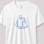 Camiseta SEMPRE JUNTOS | Personalize com o nome do seu pet