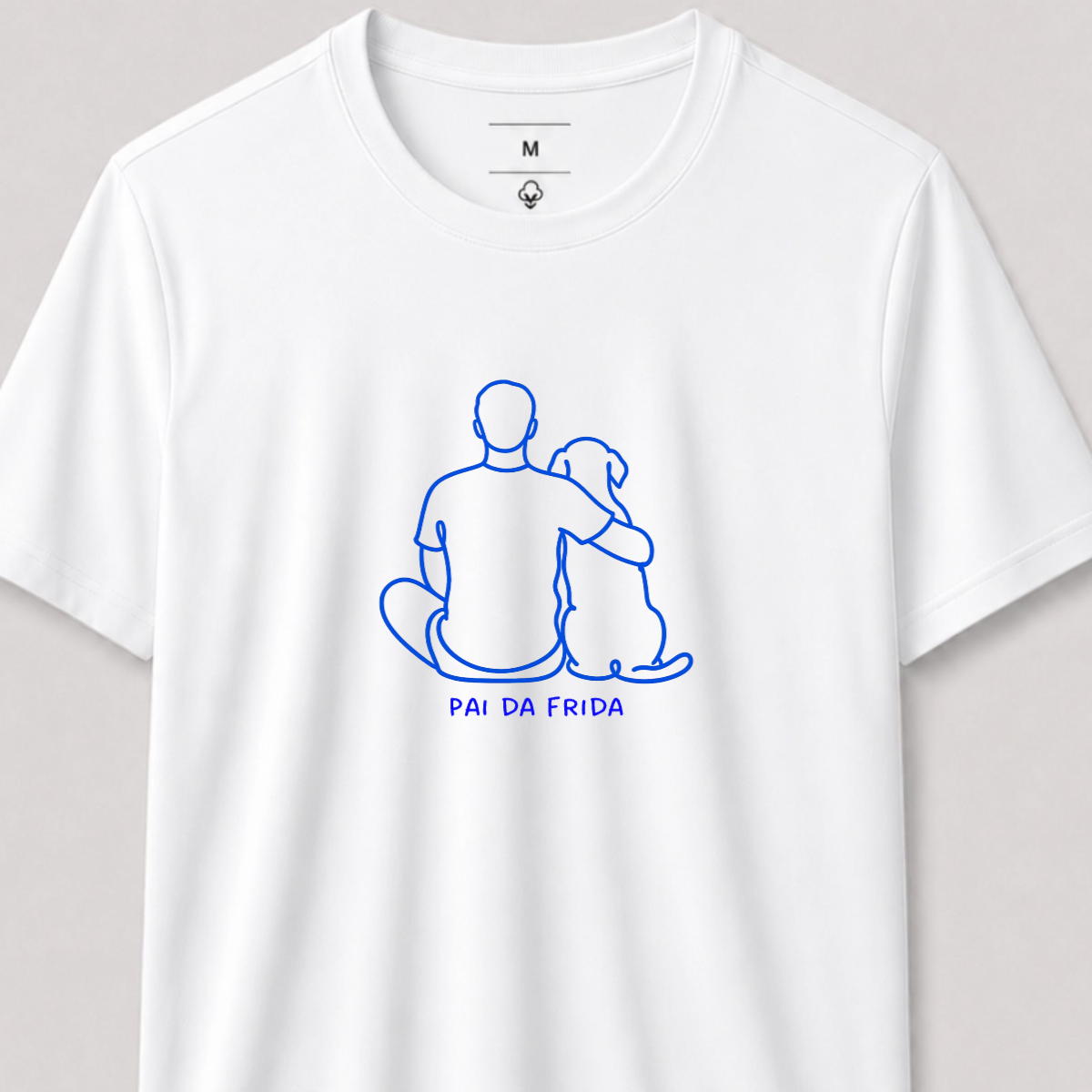 Camiseta SEMPRE JUNTOS | Personalize com o nome do seu pet