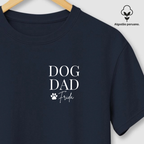 DOG DAD | Algodão Peruano | Assinatura com nome do pet personalizado