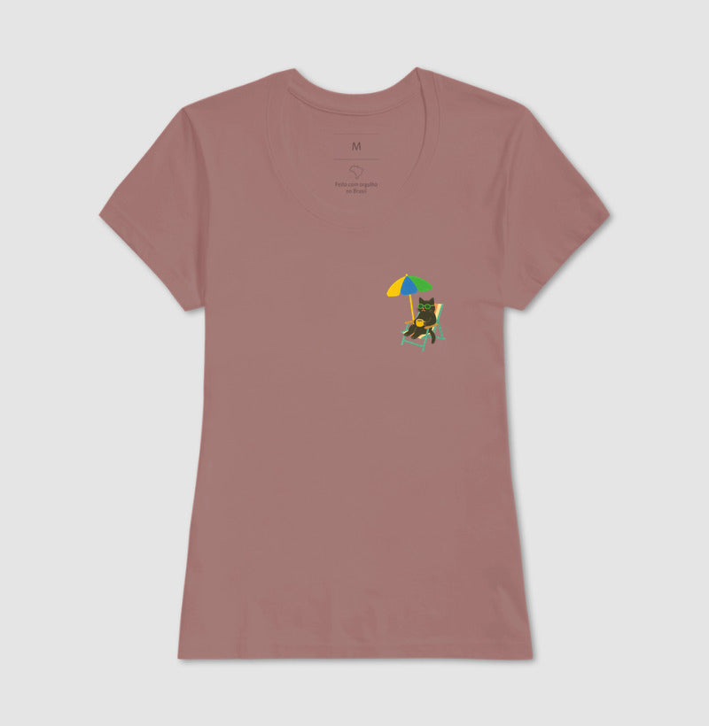 Camiseta GATO VERÃO BRASILEIRO - MINIMALISTA