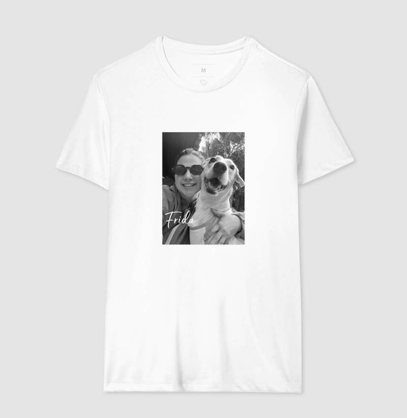 Camiseta MEU PET | Foto + Nome