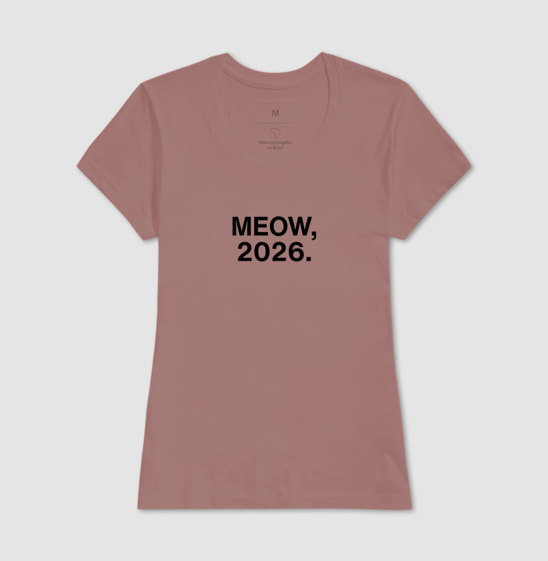 Camiseta MEOW, 2026.