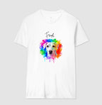 Camiseta COLORIDA FRIDA - BRANCA