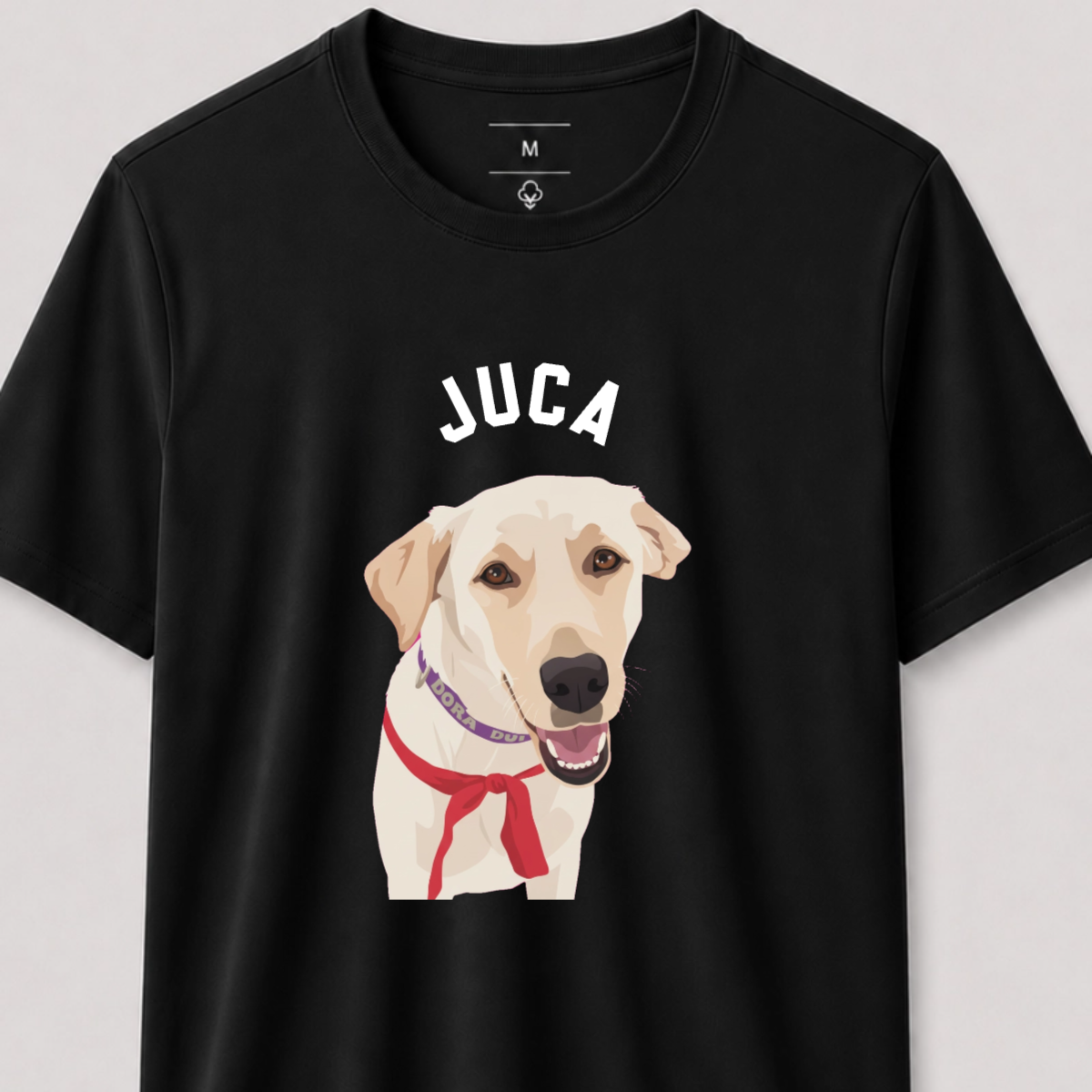 Camiseta Pet Personalizada com Ilustração do Seu Cachorro