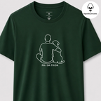 Camiseta SEMPRE JUNTOS | Algodão peruano | Personalize com o nome do seu pet