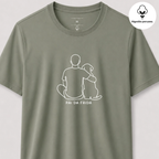 Camiseta SEMPRE JUNTOS | Algodão peruano | Personalize com o nome do seu pet