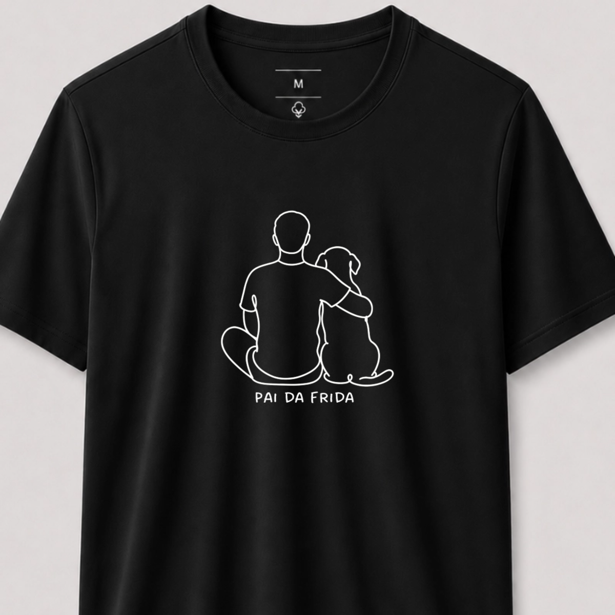 Camiseta SEMPRE JUNTOS | Personalize com o nome do seu pet