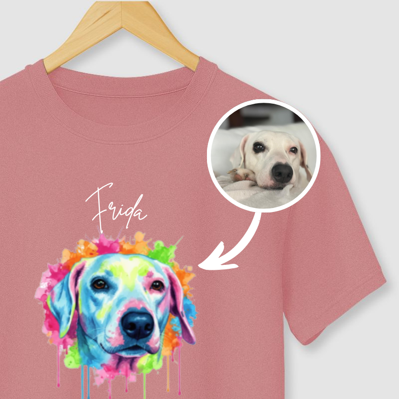 Camiseta MEU DOG EM CORES VIVAS – Personalizado