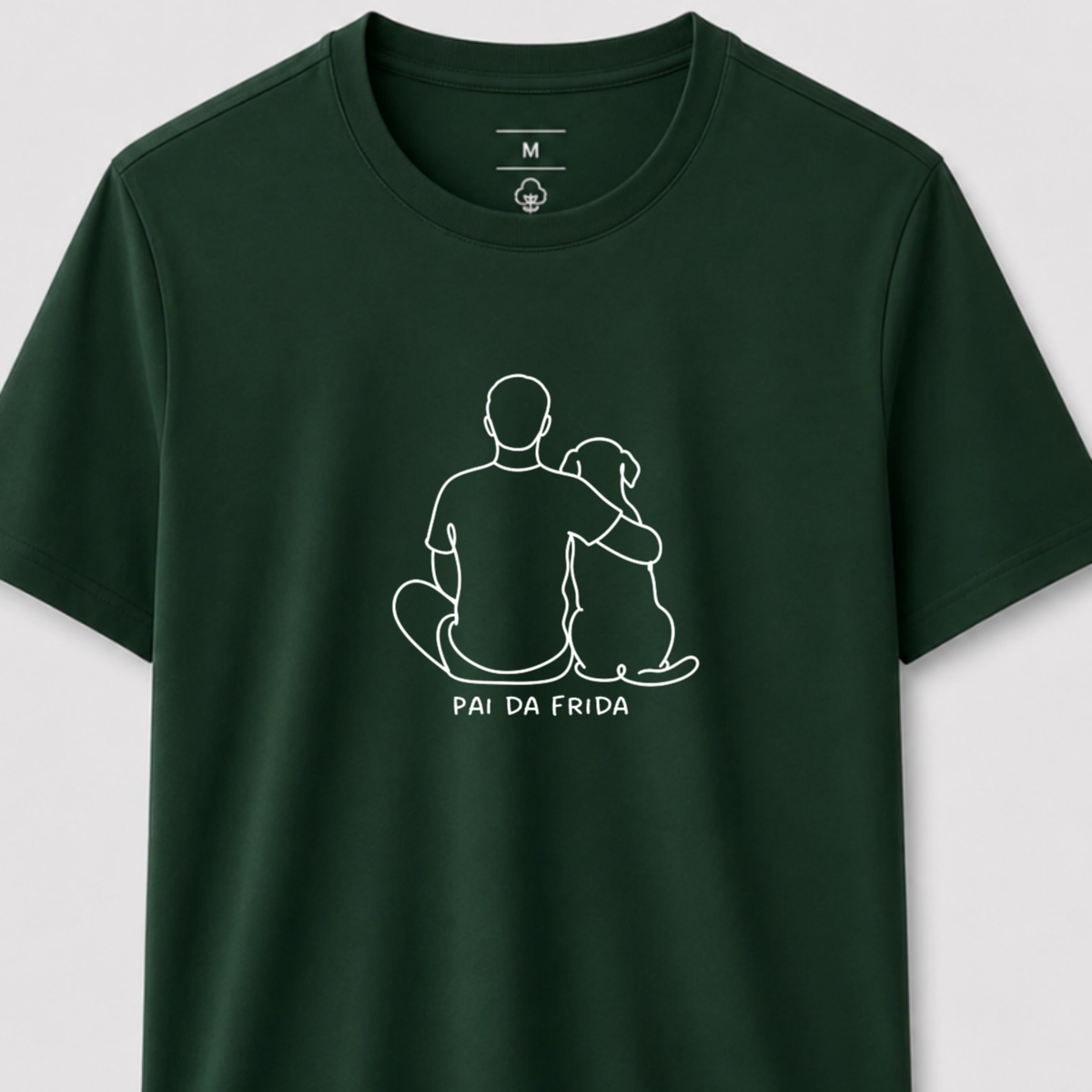 Camiseta SEMPRE JUNTOS | Personalize com o nome do seu pet